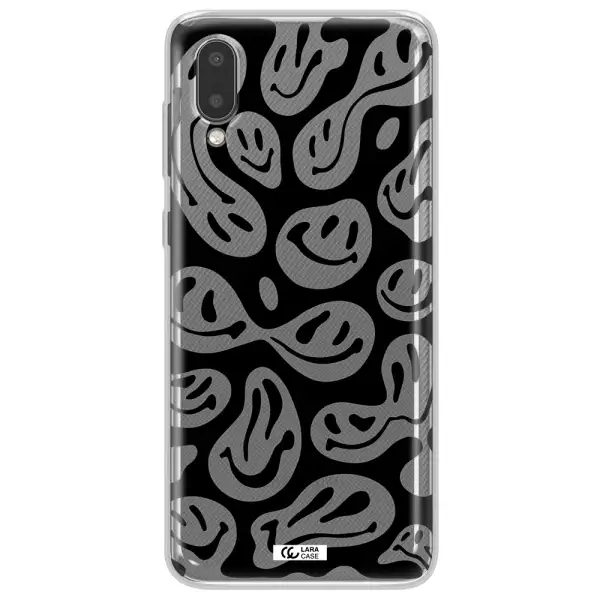 Smiley Faces Samsung A02 Clear TPU Case