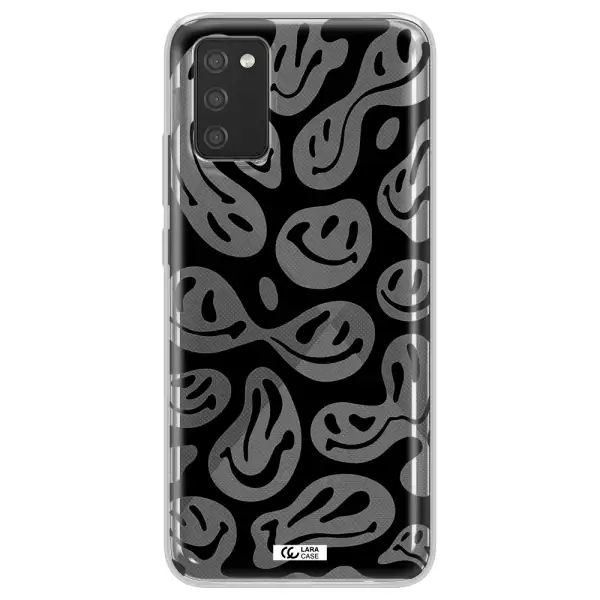 Smiley Faces Samsung A02S Clear TPU Case