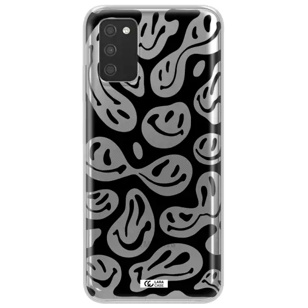 Smiley Faces Samsung A03S Clear TPU Case