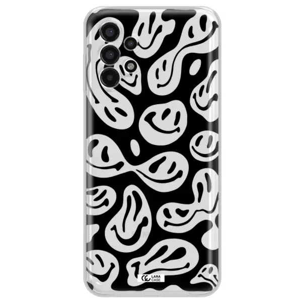 Smiley Faces Samsung A13 4g Clear TPU Case