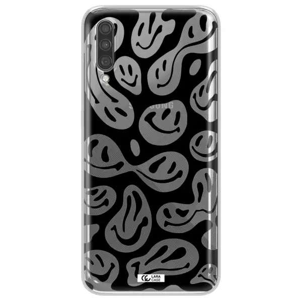 Smiley Faces Samsung A30S Clear TPU Case