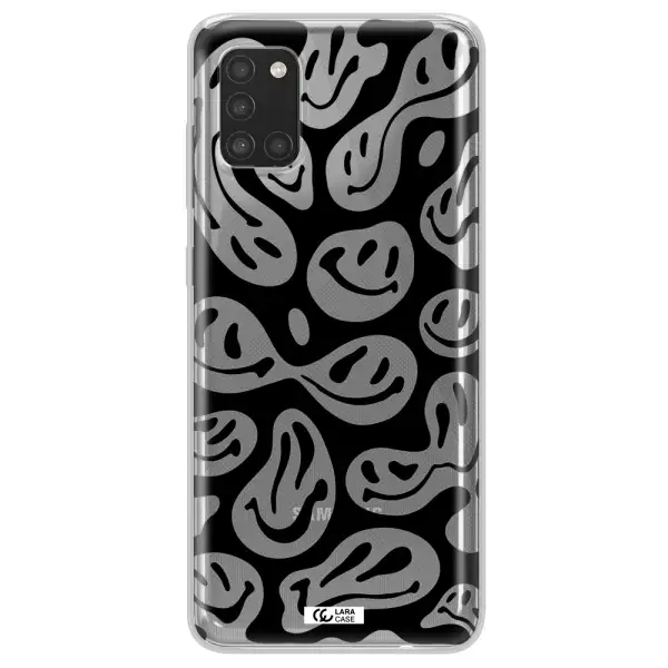 Smiley Faces Samsung A31 Clear TPU Case