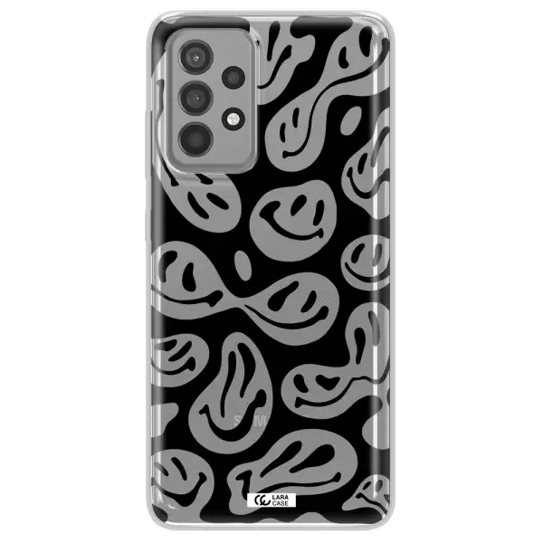 Smiley Faces Samsung A52 Clear TPU Case