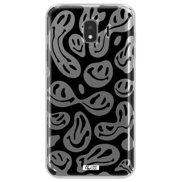 Smiley Faces Samsung J4 Clear TPU Case
