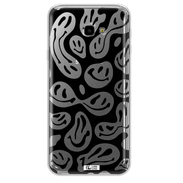 Smiley Faces Samsung J4 Plus Clear TPU Case