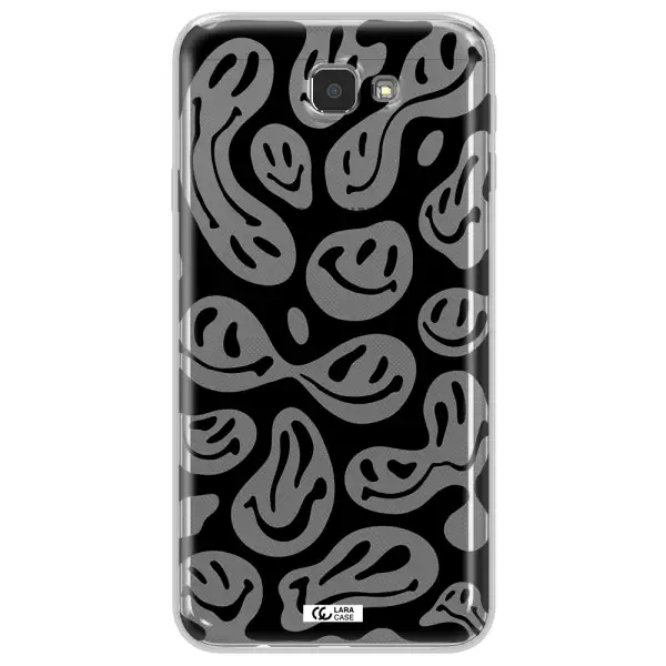 Smiley Faces Samsung J7 Prim Clear TPU Case