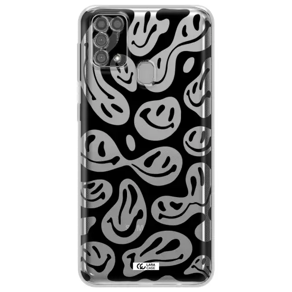 Smiley Faces Samsung M31 Clear TPU Case