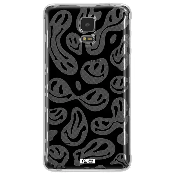 Smiley Faces Samsung Note 4 Clear TPU Case