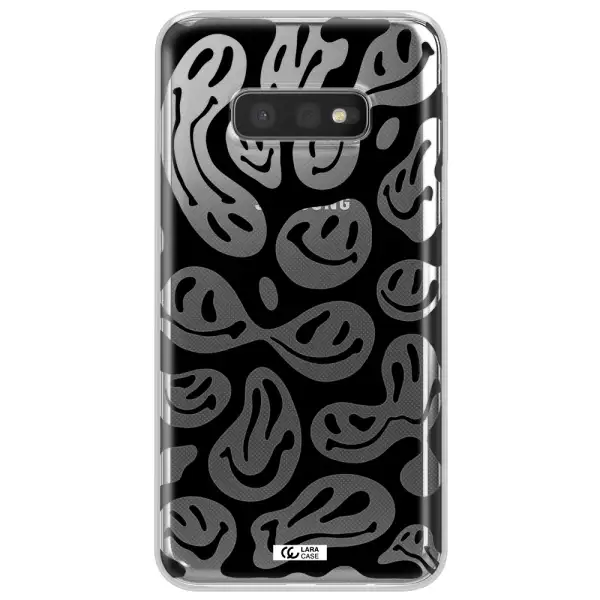Smiley Faces Samsung S10e Clear TPU Case