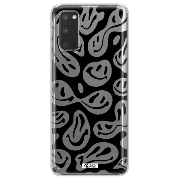 Smiley Faces Samsung S20 Clear TPU Case