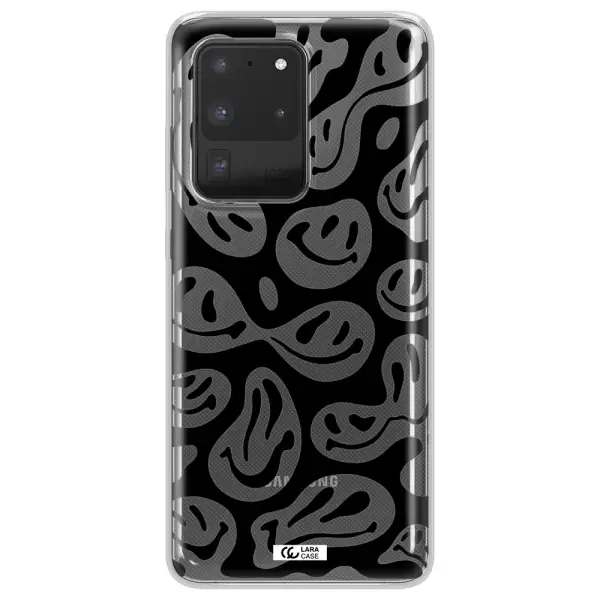 Smiley Faces Samsung S20 Ultra Clear TPU Case