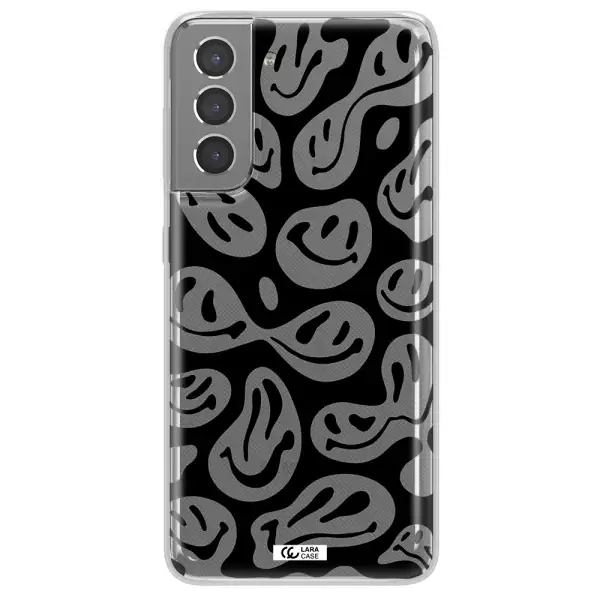 Smiley Faces Samsung S21 Clear TPU Case