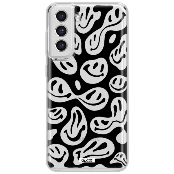 Smiley Faces Samsung S21 Fe Clear Tpu Case