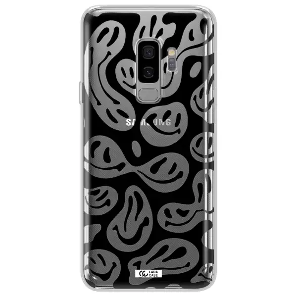 Smiley Faces Samsung S9 Plus Clear TPU Case