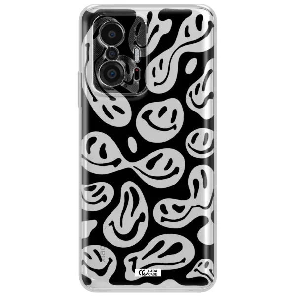 Smiley Faces Xiaomi 11T Clear Tpu Case