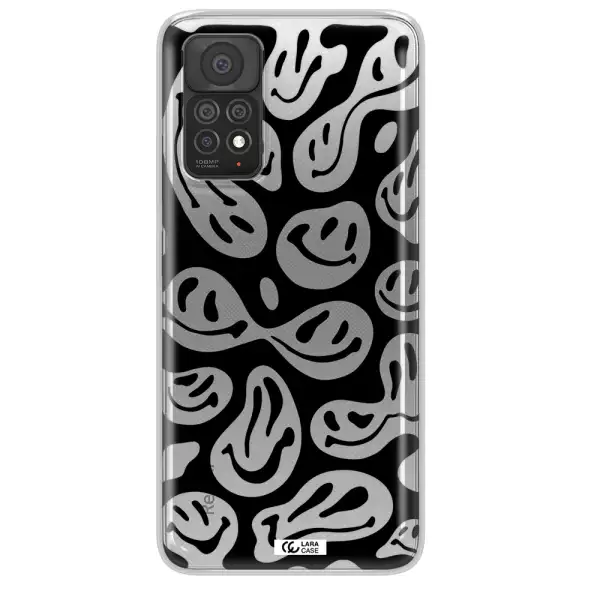 Smiley Faces Xiaomi Note 11 Pro Clear TPU Case