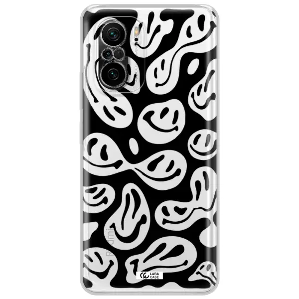 Smiley Faces Xiaomi Poco F3 Clear Tpu Case