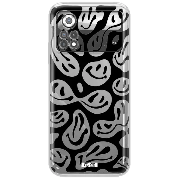 Smiley Faces Xiaomi Poco X4 Pro Clear TPU Case