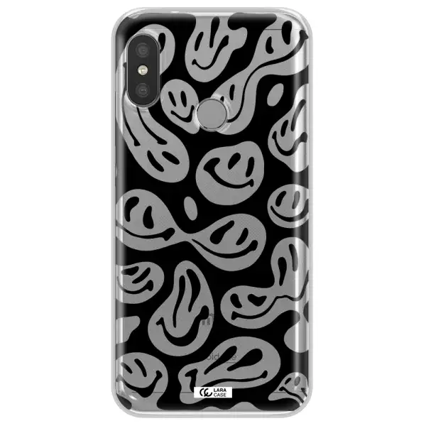 Smiley Faces Xiaomi Redmi 6 Pro Clear TPU Case