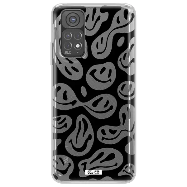 Smiley Faces Xiaomi Redmi Note 11 Clear TPU Case