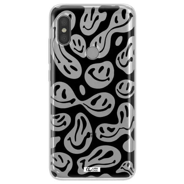 Smiley Faces Xiaomi Redmi Note 6 Pro Clear TPU Case