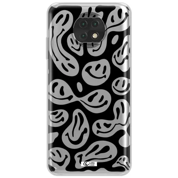 Smiley Faces Xiaomi Redmi Note 9T Clear Tpu Case