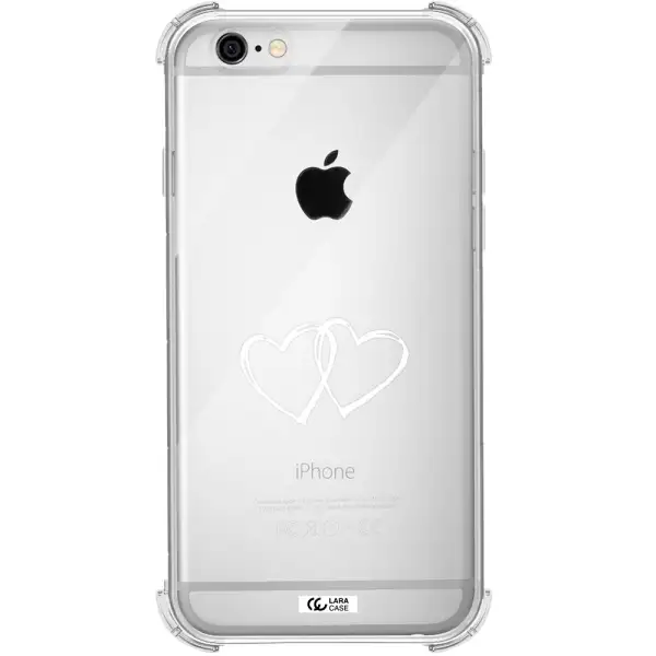 Heart Couple Apple iPhone 6 Clear PC Case