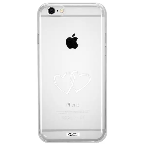Heart Couple Apple iPhone 6 Clear TPU Case