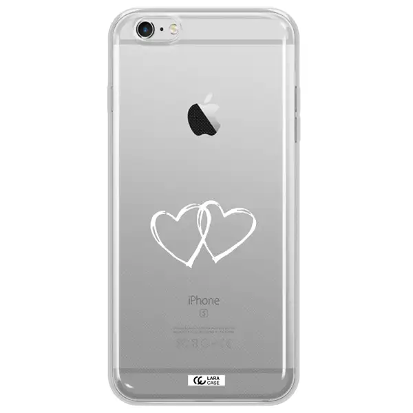 Heart Couple Apple iPhone 6 s plus Clear TPU Case