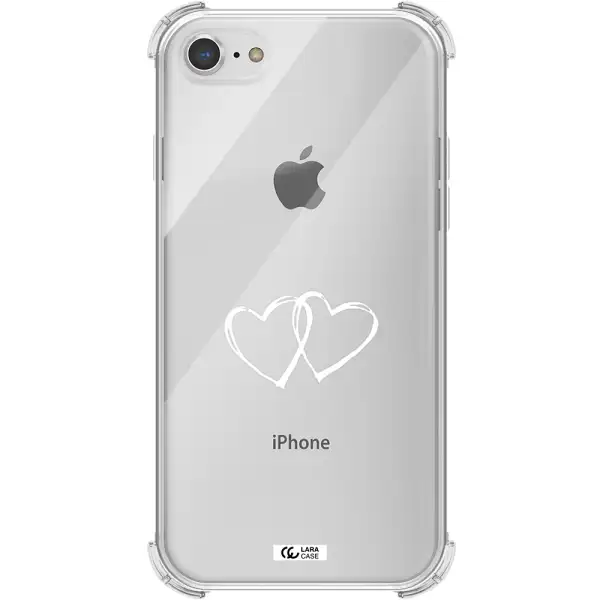 Heart Couple Apple iPhone 7 Clear PC Case
