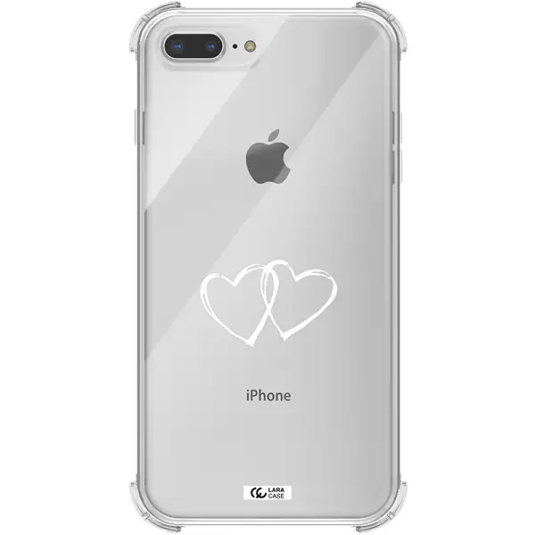 Heart Couple Apple iPhone 7 plus Clear PC Case