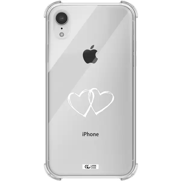 Heart Couple Apple iPhone XR Clear PC Case