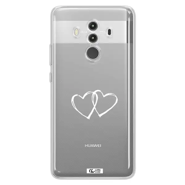Heart Couple Huawei Mate 10 Clear TPU Case
