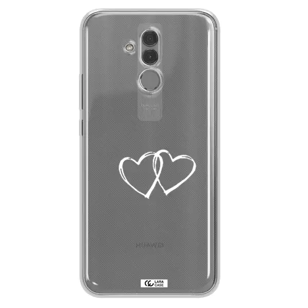 Heart Couple Huawei Mate 20 Lite Clear TPU Case