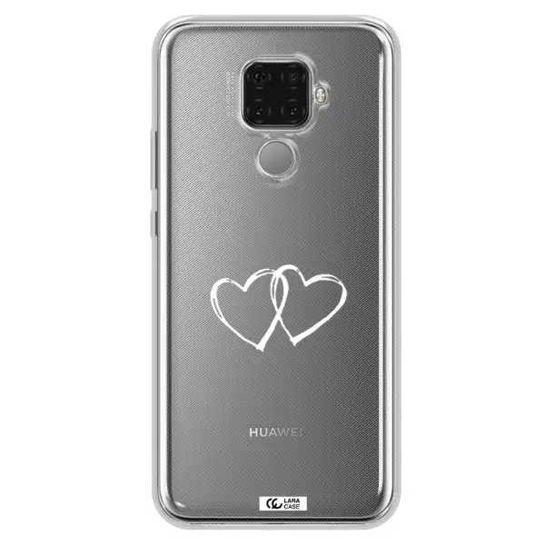 Heart Couple Huawei Mate 30 Lite Clear TPU Case