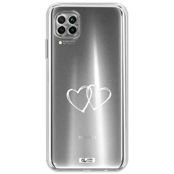 Heart Couple Huawei Nova 7I Clear Tpu Case