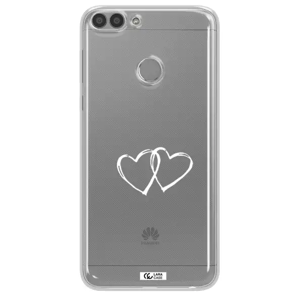 Heart Couple Huawei P Smart 2017 Clear TPU Case