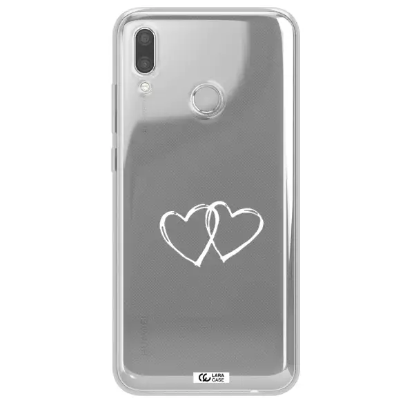 Heart Couple Huawei P Smart 2019 Clear TPU Case