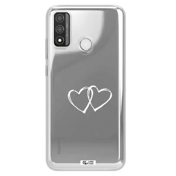 Heart Couple Huawei P Smart 2020 Clear TPU Case