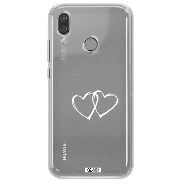 Heart Couple Huawei P20 Lite Clear TPU Case