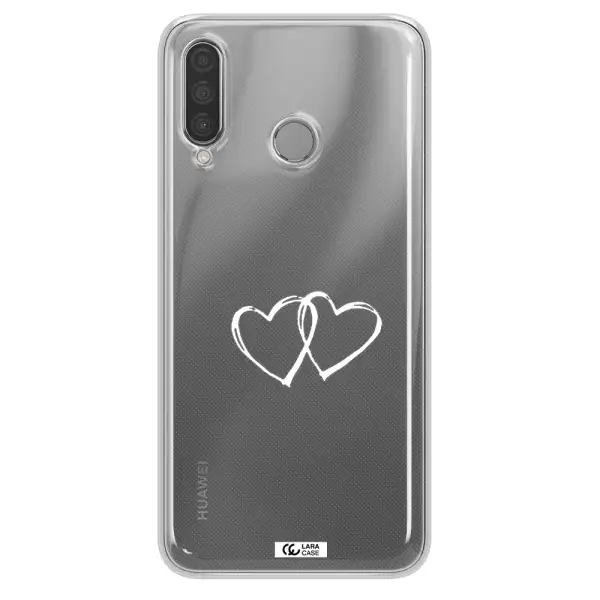Heart Couple Huawei P30 Lite Clear TPU Case