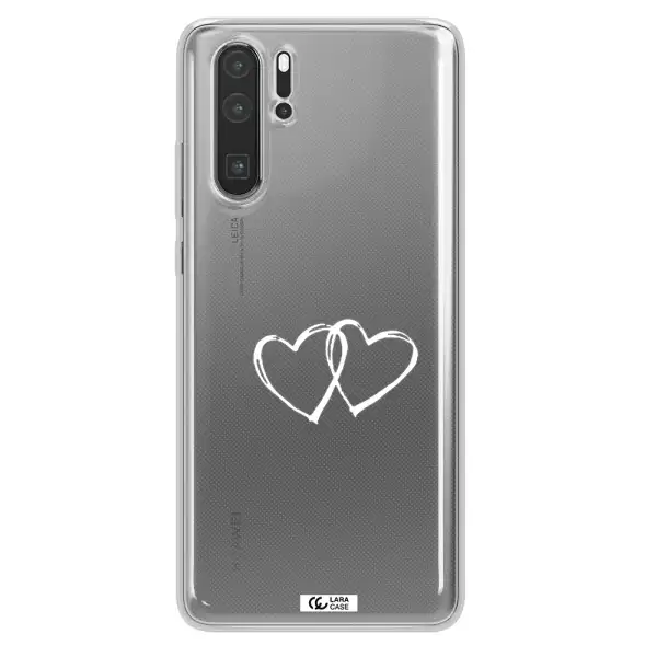 Heart Couple Huawei P30 Pro Clear TPU Case