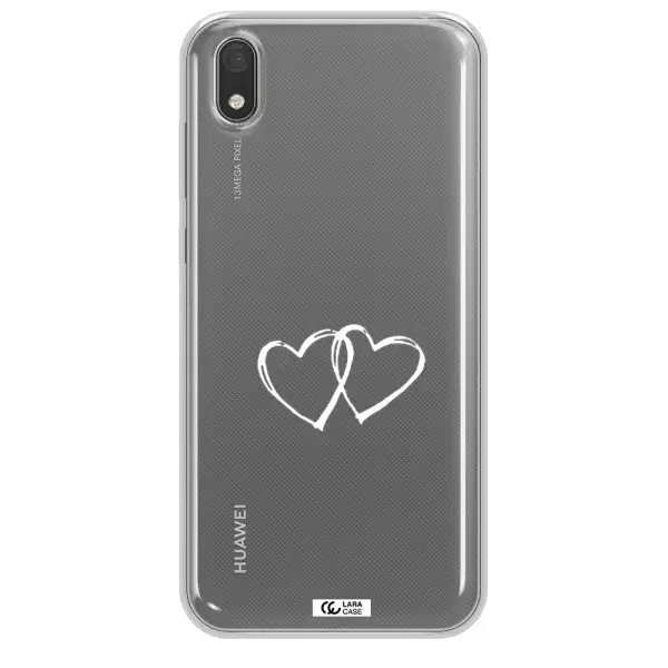 Heart Couple Huawei Y5 2019 Clear TPU Case
