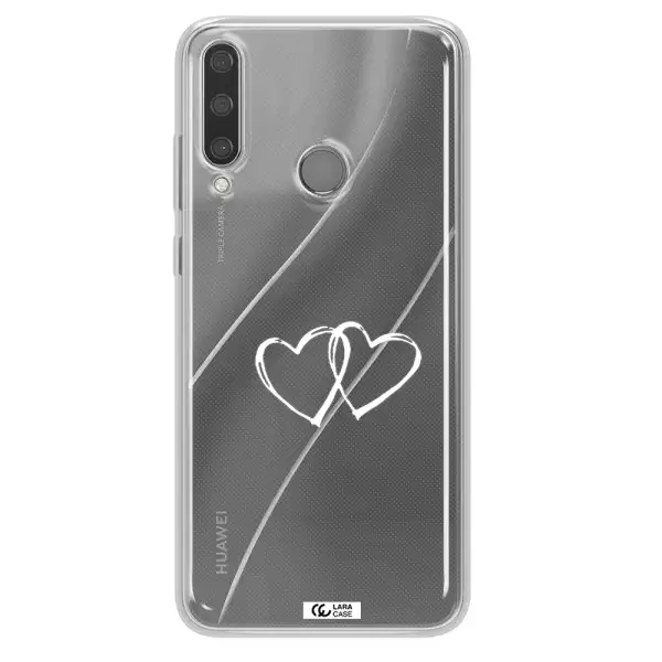 Heart Couple Huawei Y6P Clear TPU Case