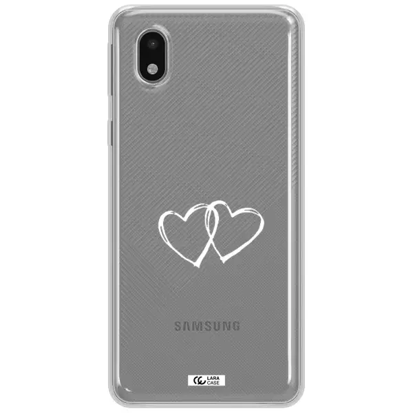 Heart Couple Samsung A01 Core Clear Tpu Case