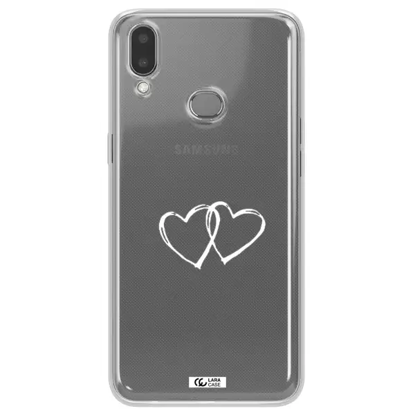 Heart Couple Samsung A10S Clear TPU Case