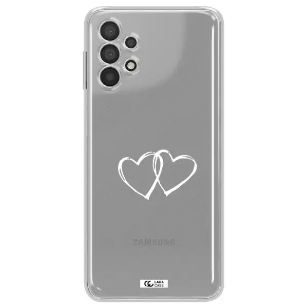Heart Couple Samsung A32 4G Clear Tpu Case