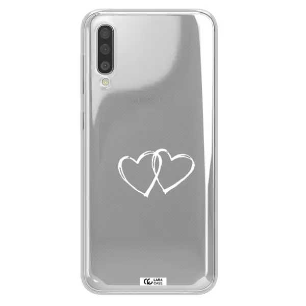 Heart Couple Samsung A50 Clear TPU Case