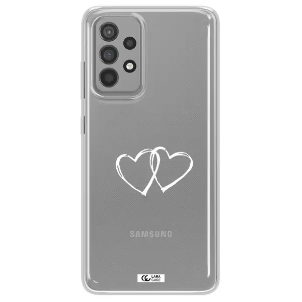 Heart Couple Samsung A52 Clear TPU Case