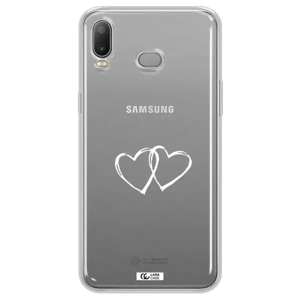 Heart Couple Samsung A6S Clear TPU Case